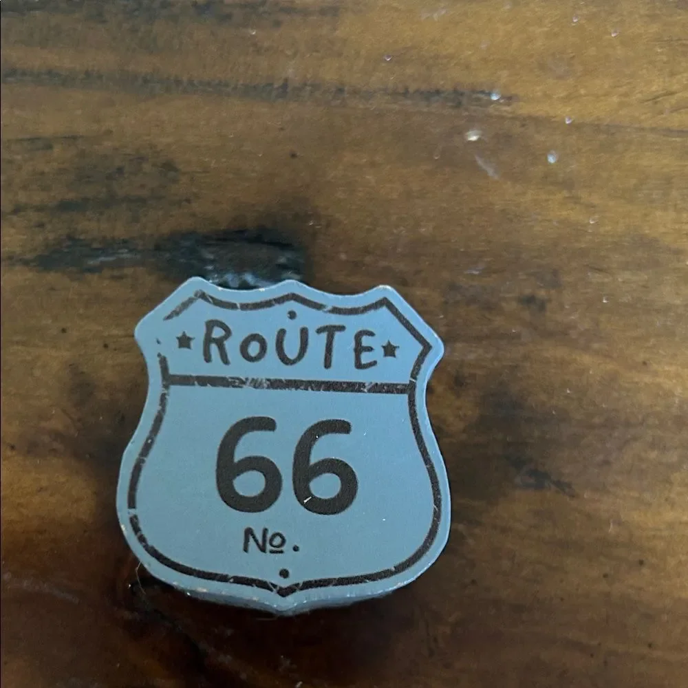Route 66 wooden stamp NEW